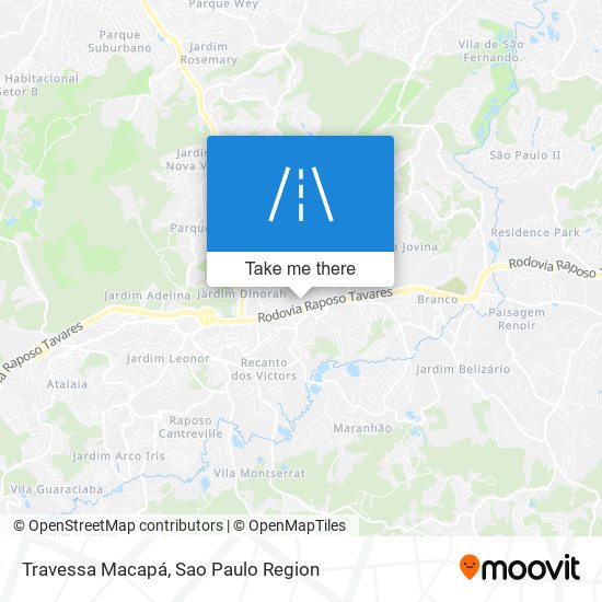 Travessa Macapá map