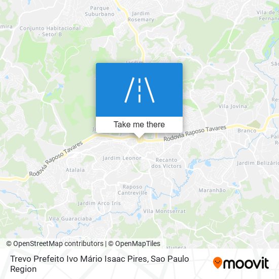 Trevo Prefeito Ivo Mário Isaac Pires map