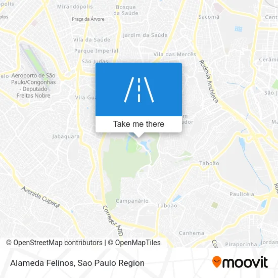 Alameda Felinos map