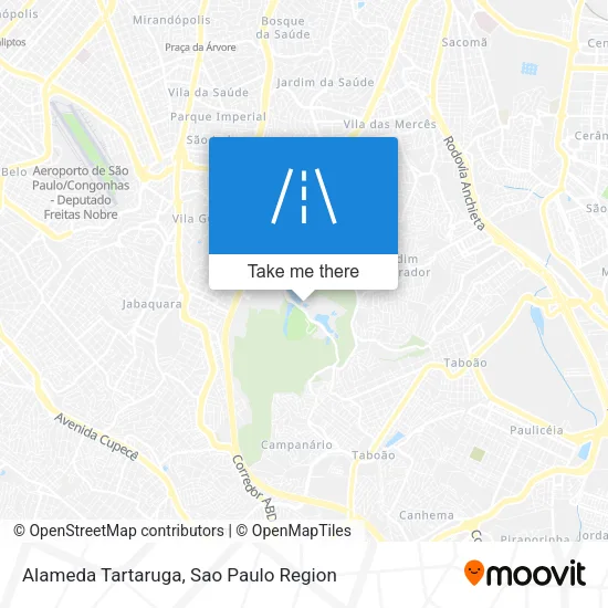 Alameda Tartaruga map