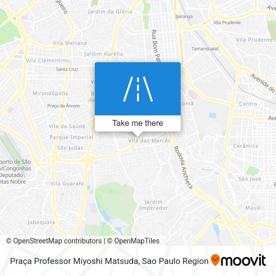 Praça Professor Miyoshi Matsuda map