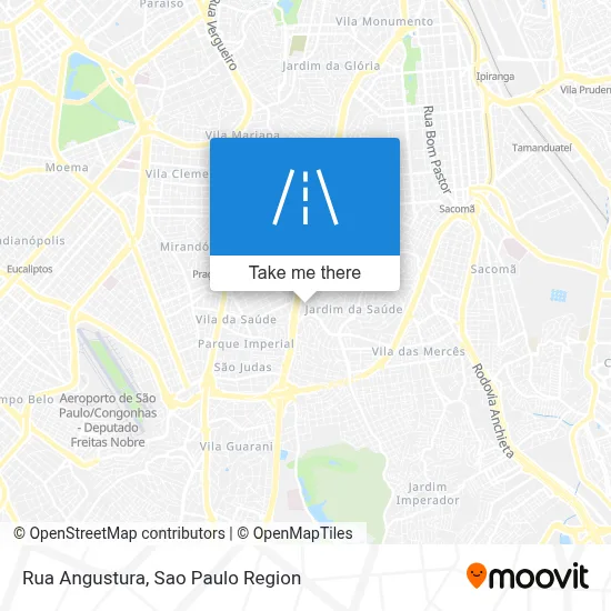 Rua Angustura map