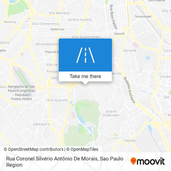 Mapa Rua Coronel Silvério Antônio De Morais