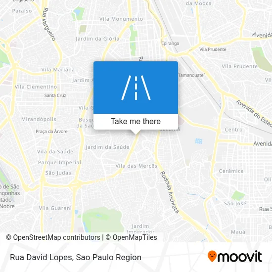 Rua David Lopes map