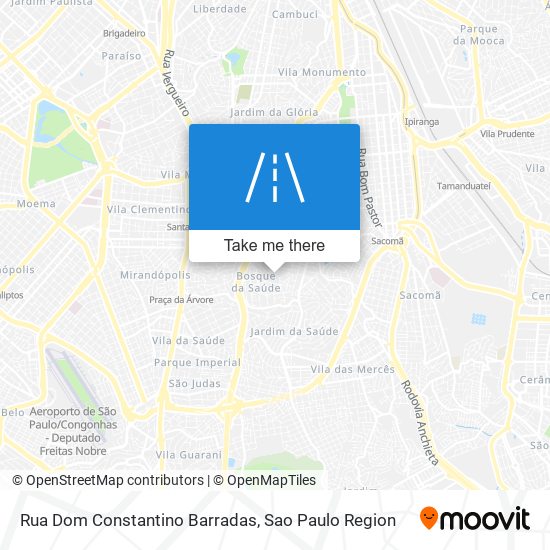 Rua Dom Constantino Barradas map