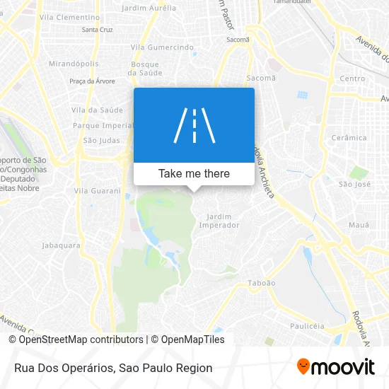 Rua Dos Operários map