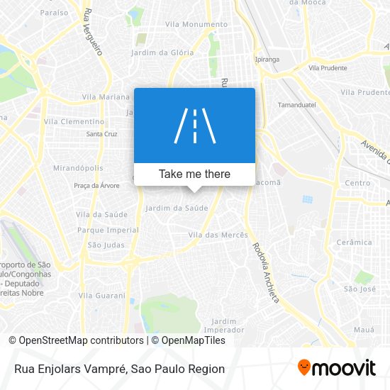 Rua Enjolars Vampré map