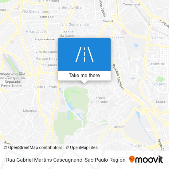 Rua Gabriel Martins Cascugnano map