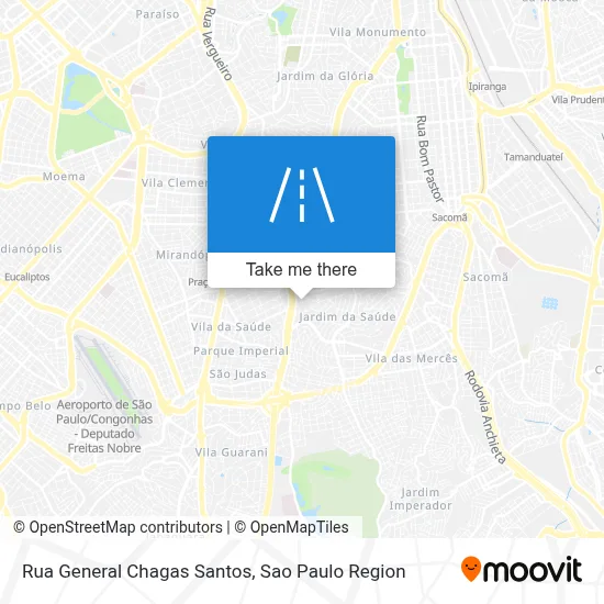 Rua General Chagas Santos map