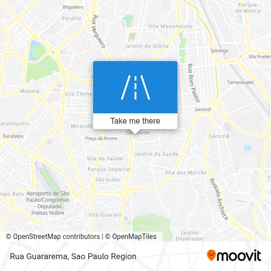 Rua Guararema map