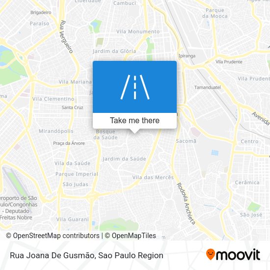 Rua Joana De Gusmão map