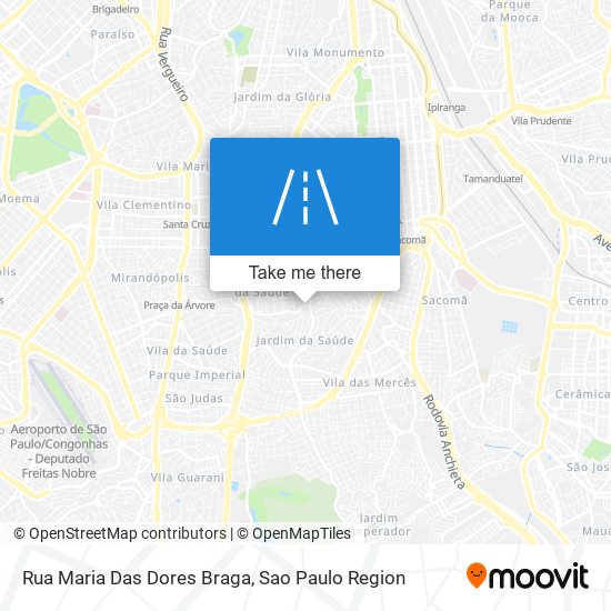 Mapa Rua Maria Das Dores Braga