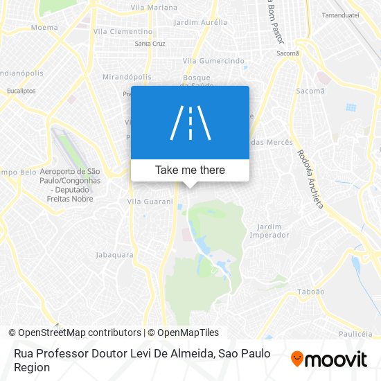 Rua Professor Doutor Levi De Almeida map