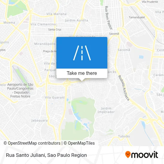 Rua Santo Juliani map