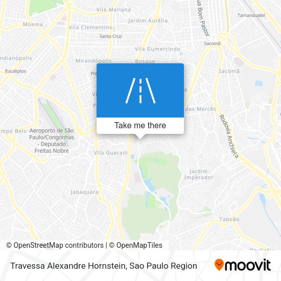 Travessa Alexandre Hornstein map