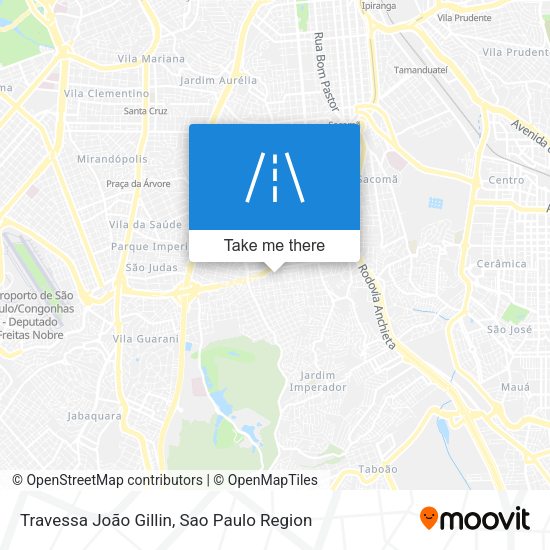 Travessa João Gillin map