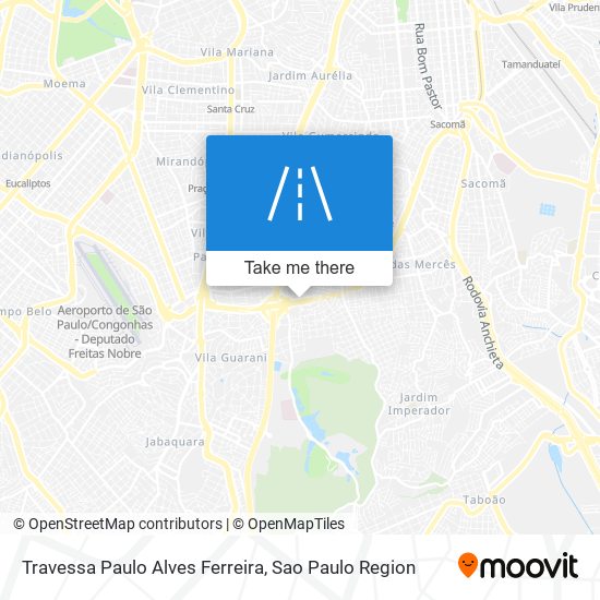 Mapa Travessa Paulo Alves Ferreira