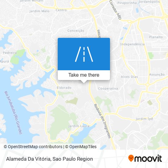 Alameda Da Vitória map