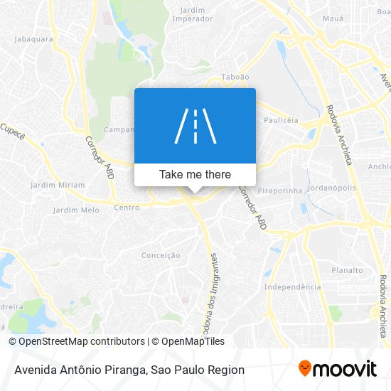 Avenida Antônio Piranga map