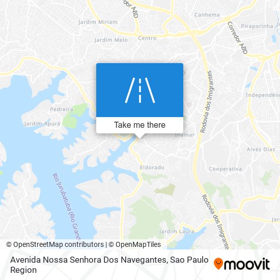 Mapa Avenida Nossa Senhora Dos Navegantes