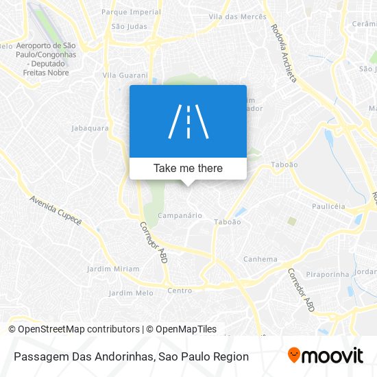 Passagem Das Andorinhas map