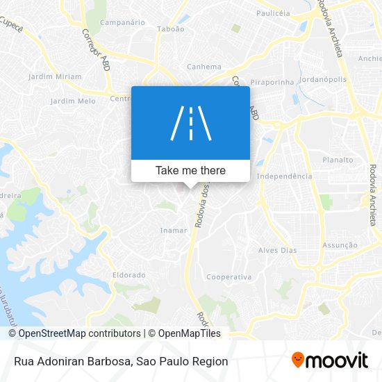 Rua Adoniran Barbosa map