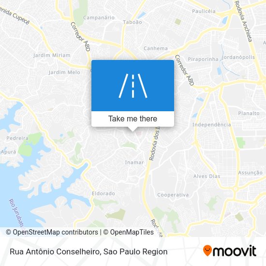 Rua Antônio Conselheiro map