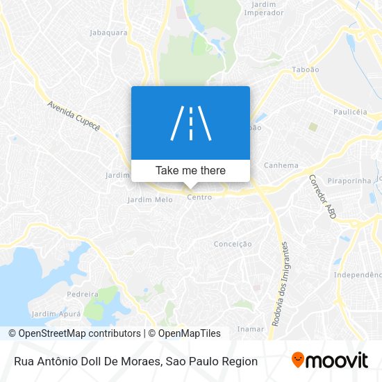 Rua Antônio Doll De Moraes map
