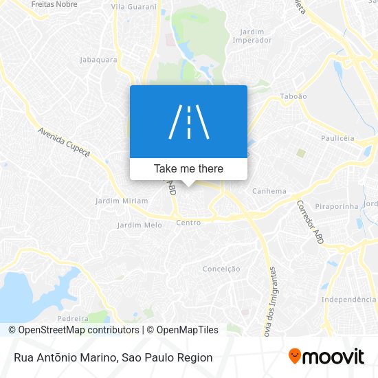 Rua Antõnio Marino map