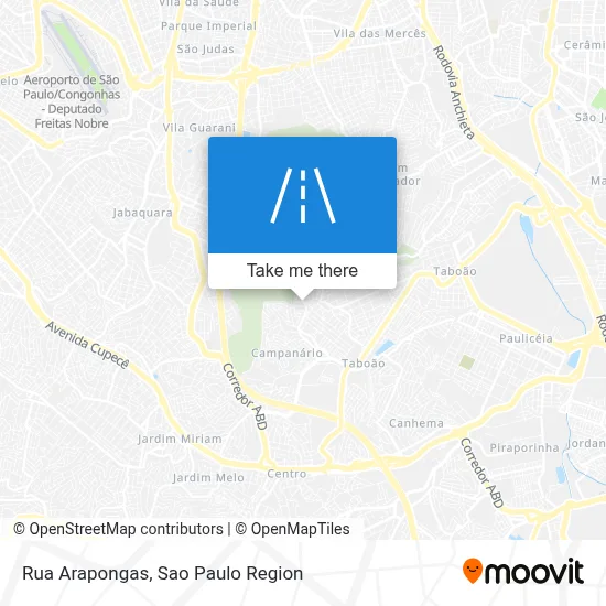 Rua Arapongas map