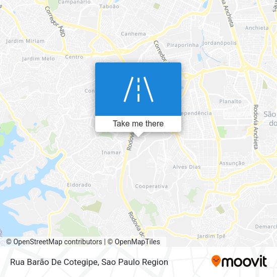 Rua Barão De Cotegipe map