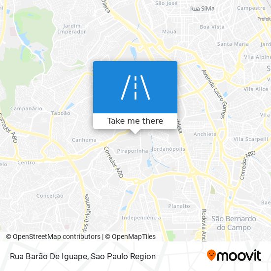 Rua Barão De Iguape map