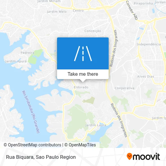 Rua Biquara map