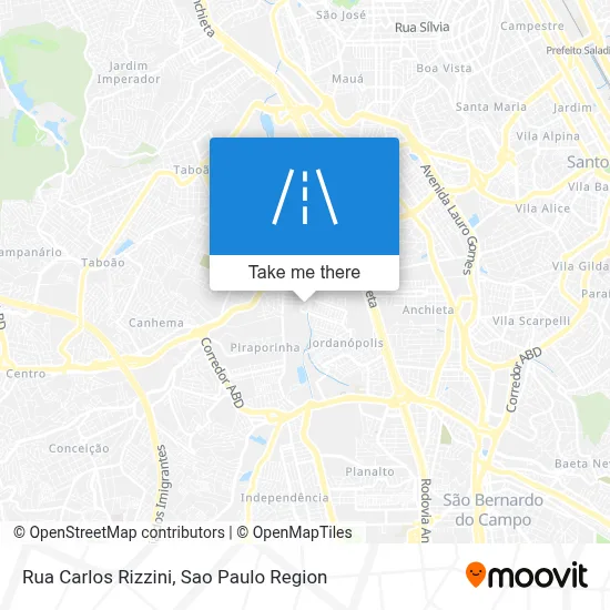Rua Carlos Rizzini map