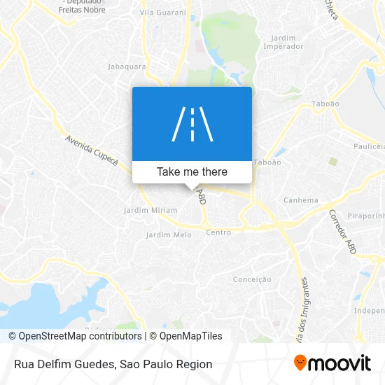 Rua Delfim Guedes map