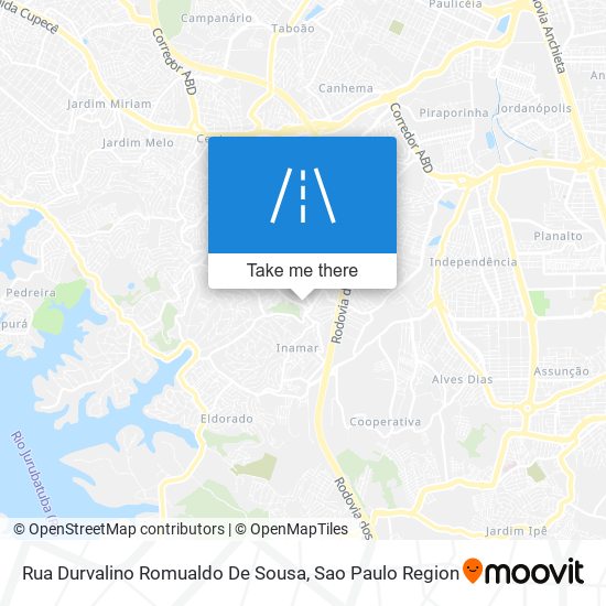 Mapa Rua Durvalino Romualdo De Sousa