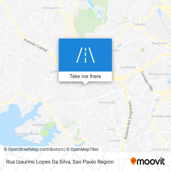 Mapa Rua Izaurino Lopes Da Silva