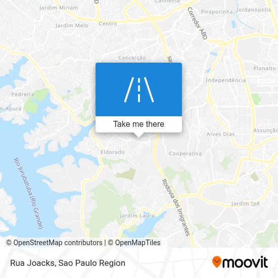 Rua Joacks map