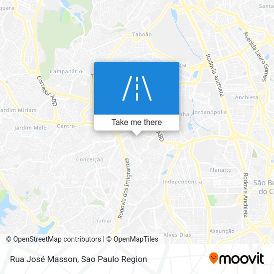 Rua José Masson map