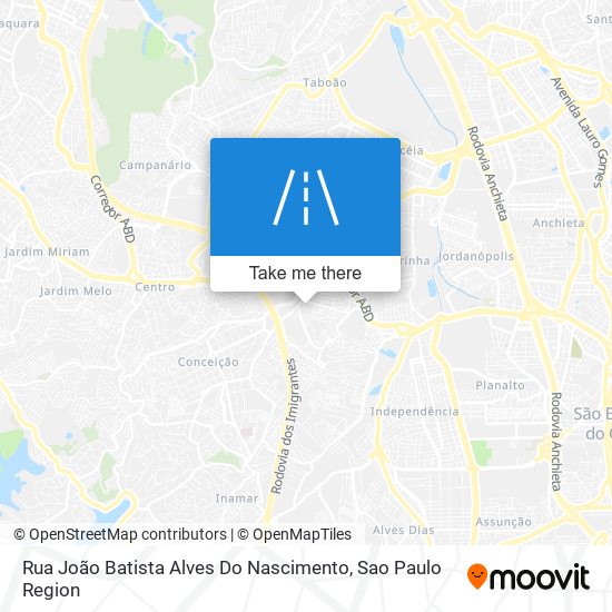 Rua João Batista Alves Do Nascimento map