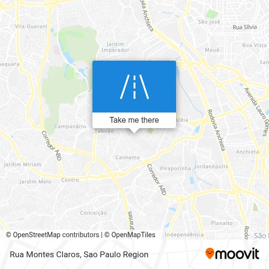 Rua Montes Claros map