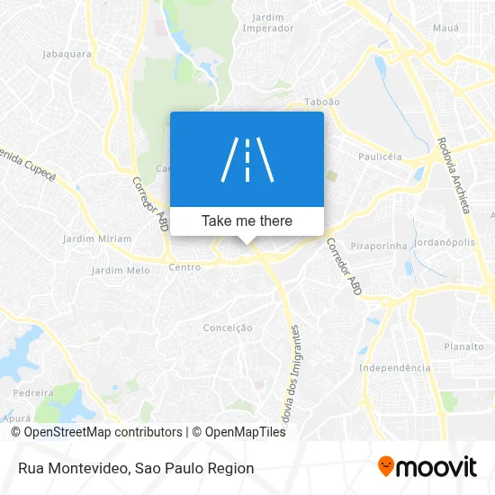Rua Montevideo map