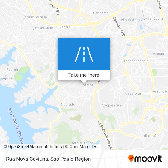 Rua Nova Caviúna map