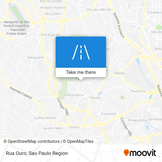 Rua Ouro map