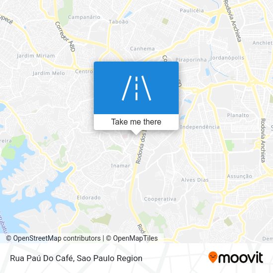 Rua Paú Do Café map