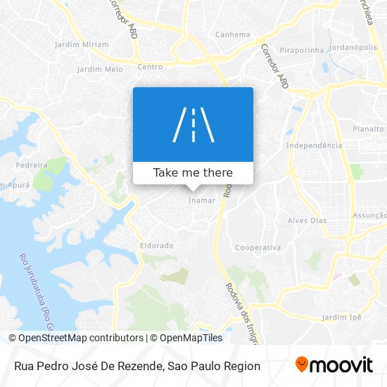 Mapa Rua Pedro José De Rezende