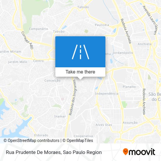 Rua Prudente De Moraes map