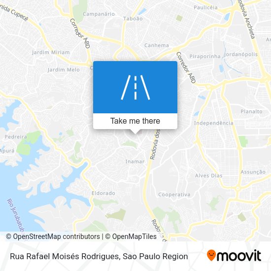 Rua Rafael Moisés Rodrigues map