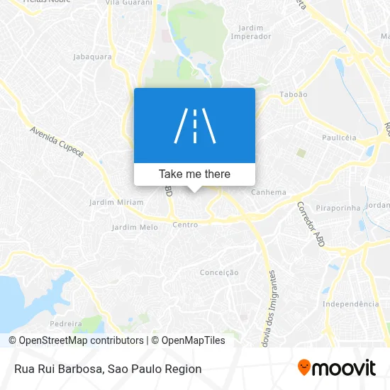 Rua Rui Barbosa map