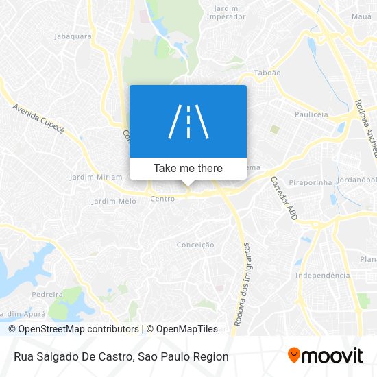 Rua Salgado De Castro map